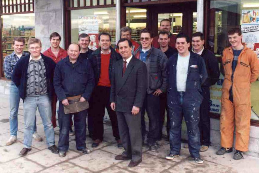 Group of 14 men